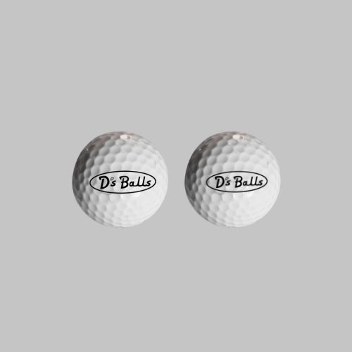 D's Balls® 1-Pair of Golf Balls! "D's Balls® Go Deep"